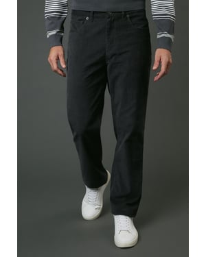Corduroy Straight Fit 5 Pocket Trousers
