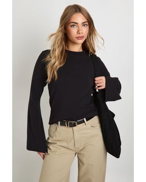 Cotton Flare Sleeve Top
