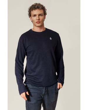 Crew Neck Textured Top