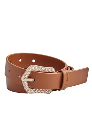 Damesriem met Parelgesp CCBT0023