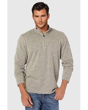 Zip Neck Fleece Sweater