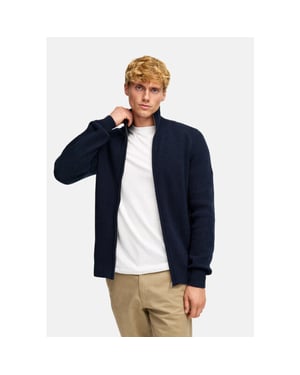 Kronstadt Ks35019 ksabel zip cardigan knit 469 sky captain