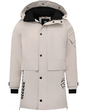 Enos Beige winterjas 9803