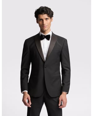 Slim Fit Tuxedo Suit Jacket