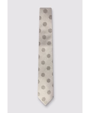 Hexagon Medallion Tie