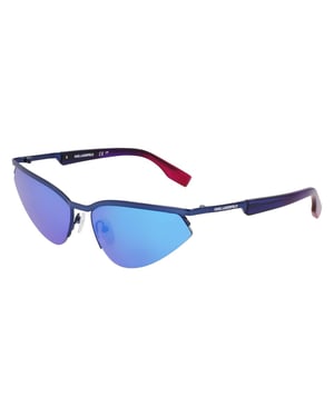 Blue Metal Sunglasses