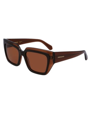 Brown Acetate Sunglasses