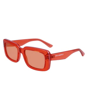 Karl Lagerfeld Orange Injected Sunglasses