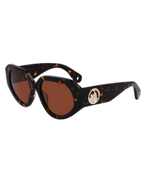 Lanvin Brown Acetate Sunglasses