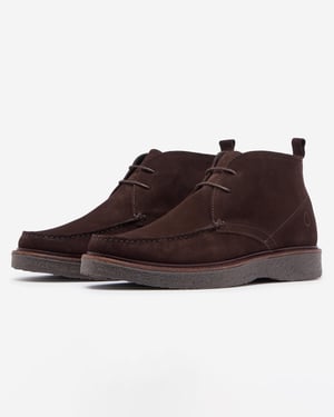 Xixona Moccasin Boots in Dark Brown