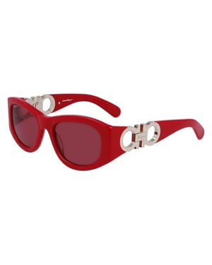 Red Acetate Sunglasses