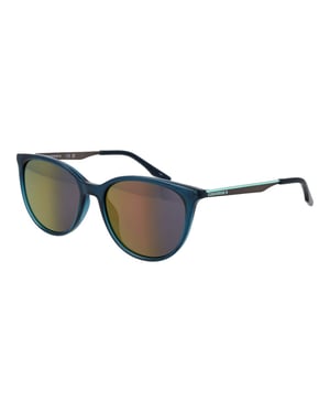 Turquoise Metalen Zonnebril