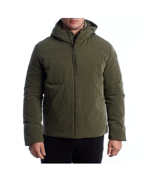 Heren Winter Gevoerde Jasje met Kap US40127003