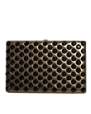 Gouden Kristallen Bifold Clutch Avondfeest Vrouwen Handtas Bag