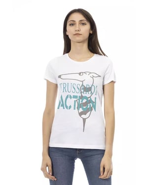 Casual Korte Mouwen T-shirt Greyhound Graphic Tee