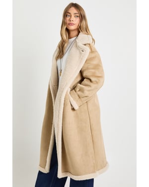 Teddy Trim Maxi Aviator