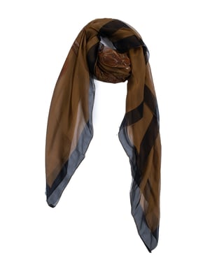 Hermes Rocaille zijden sjaal met schelpenprint