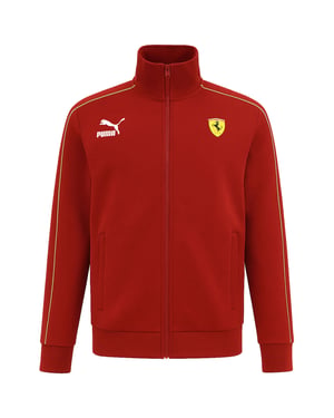 Puma x Scuderia Ferrari Race Iconic Mens Dark Red Track Jacket