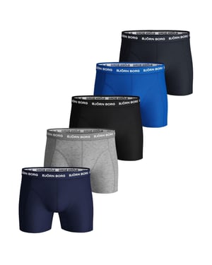 Björn Borg Onderbroeken 5-Pack Boxers Blauw