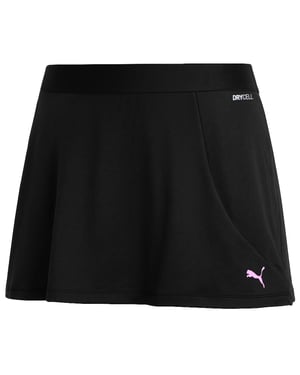 Puma Individual Womens Black Padel Skirt