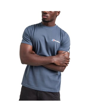 Berghaus Mens Pinnacle Point T Shirt Mountain Fade Back Graphic Cotton T-Shirt