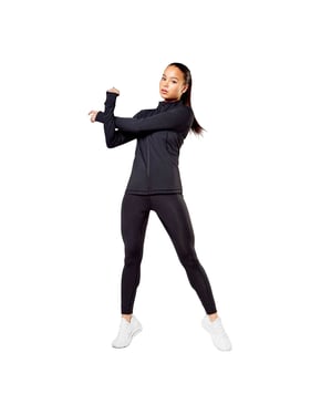 Elle Womens/Ladies Signature Plain Jacket (Black)