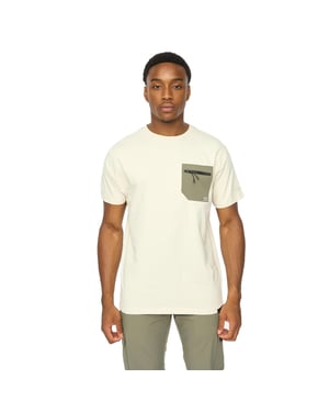 Duck and Cover Heren Kematone T-shirt (Off White)