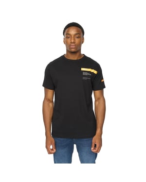 Duck and Cover Mannen Ambridge T-Shirt (Zwart)