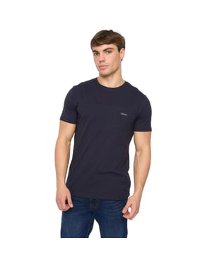 Crosshatch Heren Carritore T-Shirt (Marineblauw)
