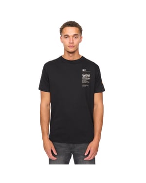 Duck and Cover Mannen Cramptone T-Shirt (Zwart)