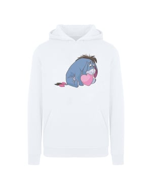 Disney Womens/Ladies Winnie The Pooh Eeyore Mouth Hoodie (Vit)
