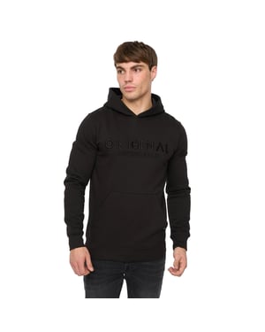 Crosshatch Heren Haromere Hoodie (Zwart)