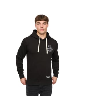 Crosshatch Heren Cresswell Hoodie (Zwart)