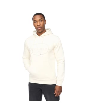 Crosshatch Heren Traptons Hoodie (Wit)