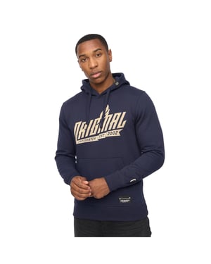 Crosshatch Heren Jampstead Hoodie (Marineblauw)