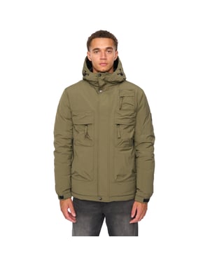 Duck and Cover Mannen Jelforth Jas (Kaki Groen)