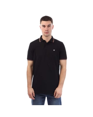 Weekend Offender Heren Vancouver getipt poloshirt (Zwart)