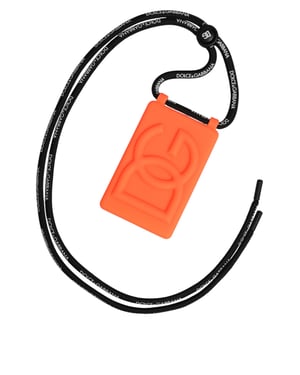 Hållare Neonorange Gummi DG Präglad Justerbar Badges