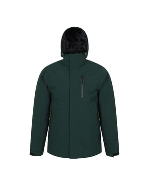 Mountain Warehouse Herr Sycamore 3 i 1 Vattentät Jacka (Mörkgrön)