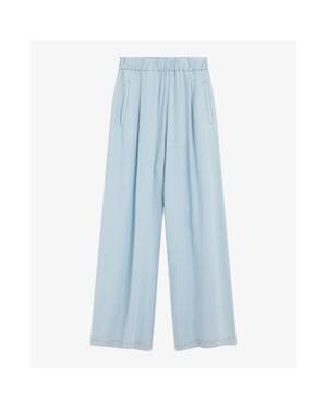 Semicouture Broeken y37 blauw