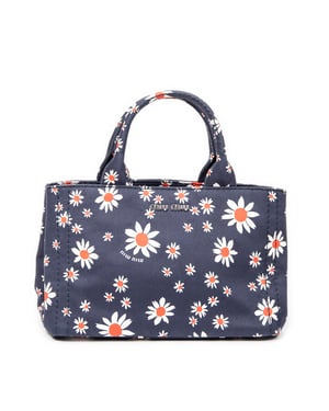 Small Printed Open Tote Handtas