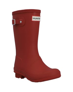 Hunter Junior Originals Rubberen Unisex Kinderen'S Militaire Rode Wellington Laarzen