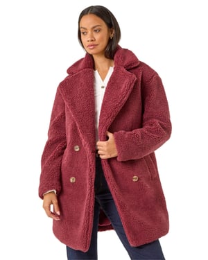 Oversized Boucle Coat