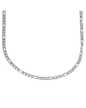 Men's Figaro 316 Steel Chain Necklace - 18Inch