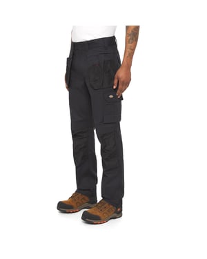 Dickies Multi Pocket Utility Polyester Zwarte Werkbroek voor Mannen