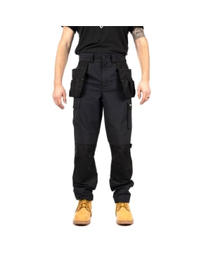 Caterpillar Nexus Holster Stretch Pocket Katoenen Zwarte Buitenbroek voor Mannen