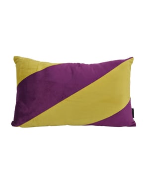 NOVÉE Velvet swirl pistache / aubergine | 30 x 50 cm | kussenhoes | polyester