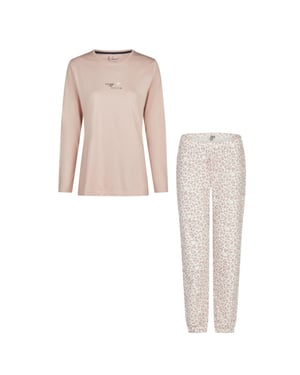 By Louise Dames pyjama set lang katoen dierenprint