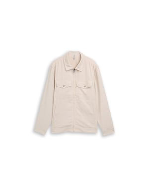 Tom Tailor Cotton linen shirt jacket