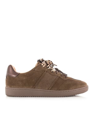 DWRS Label Dwrs poona sneakers dark brown lage sneakers dames